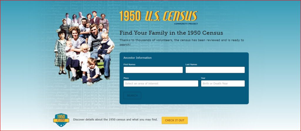 Family Search Home Page - 03