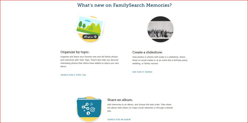 FamilySearch Memories 2